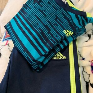 Adidas Long sleeve boys shirt size 5 & pants